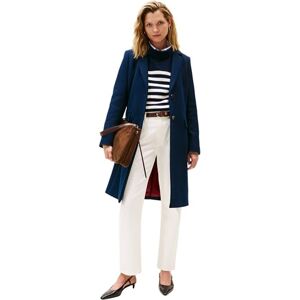 Tommy Hilfiger Women’s Classic Wool Single Breasted Coat, Blue (Dark Night Navy), 10 Tommy Hilfiger Women’s Classic Wool Single Breasted Coat, Blue (Dark Night Navy), 10