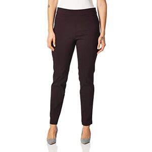 Briggs New York Women's Super Stretch Millennium Welt Pocket Pull on Career Pant, Dark Pickled Beet, 10 Briggs New York Women's Super Stretch Millennium Welt Pocket Pull on Career Pant, Dark Pickled Beet, 10