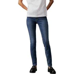 Calvin Klein Women’s Mid Rise Skinny Fit Jeans, Blue (Denim Dark), 32W/32L Calvin Klein Women’s Mid Rise Skinny Fit Jeans, Blue (Denim Dark), 32W/32L
