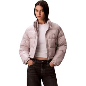 Calvin Klein Women’s Shine Cropped Puffer Jacket, Grey (Gull Gray), M Calvin Klein Women’s Shine Cropped Puffer Jacket, Grey (Gull Gray), M