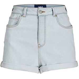 JJXX Women's Jxhazel Mini Hw AKM Denim Shorts, Light Blue Denim/Detail:AKM11, M JJXX Women's Jxhazel Mini Hw AKM Denim Shorts, Light Blue Denim/Detail:AKM11, M