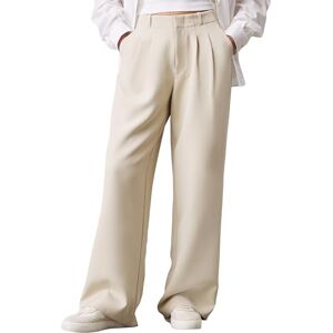 Calvin Klein Women’s Elegant Stretch Crepe Straight Trousers, Beige (Pelican), 32W Calvin Klein Women’s Elegant Stretch Crepe Straight Trousers, Beige (Pelican), 32W