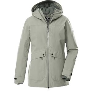 killtec KOW 16 WMN PRK 43310-000 Women's Outdoor Parka/Functional Parka with Hood, Light Sage, 40 killtec KOW 16 WMN PRK 43310-000 Women's Outdoor Parka/Functional Parka with Hood, Light Sage, 40