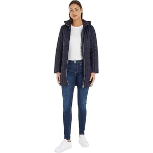 Tommy Hilfiger Women's Feminine Lw Down Coat Ww0ww40489 Down Coats, Blue (Desert Sky), XS Tommy Hilfiger Women's Feminine Lw Down Coat Ww0ww40489 Down Coats, Blue (Desert Sky), XS