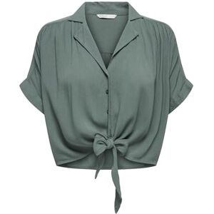ONLY Women's ONLPAULA Life S/S TIE Shirt WVN NOOS Blouse, Balsam Green, M, Balsam Green, M ONLY Women's ONLPAULA Life S/S TIE Shirt WVN NOOS Blouse, Balsam Green, M, Balsam Green, M