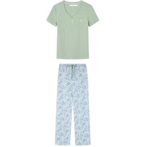 Women'secret Long Pyjama INT Daily Farmer's Market Pajamas for Women, Khaki, XS Women'secret Long Pyjama INT Daily Farmer's Market Pajamas for Women, Khaki, XS