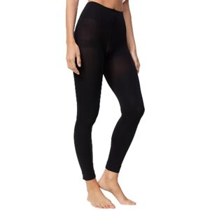 Nur Die Leggings 80 Denier Tights Without Foot Opaque Warm Extra Wide Comfort Waistband Women, Black, XL Nur Die Leggings 80 Denier Tights Without Foot Opaque Warm Extra Wide Comfort Waistband Women, Black, XL