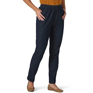 Chic Classic Collection Women's Stretch Elastic Waist Pull-On Pant, Dark Shade Denim, 16 Petite Chic Classic Collection Women's Stretch Elastic Waist Pull-On Pant, Dark Shade Denim, 16 Petite