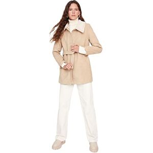 Trendyol Coat Beige Standard Trendyol Coat Beige Standard
