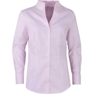 Seidensticker Women's Blouse City Blouse Easy to Iron Goblet Collar Blouse Slim fit Long Sleeve 100% Cotton Rosé Seidensticker Women's Blouse City Blouse Easy to Iron Goblet Collar Blouse Slim fit Long Sleeve 100% Cotton Rosé
