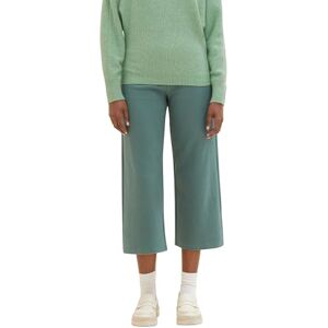 Tom Tailor Denim Women's Basic Culotte with Ribbed Structure, 19643 Green Dust, L Tom Tailor Denim Women's Basic Culotte with Ribbed Structure, 19643 Green Dust, L