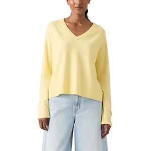 Levi's Damen Tara Super Soft Vneck Pullover, French Vanilla, XS Levi's Damen Tara Super Soft Vneck Pullover, French Vanilla, XS