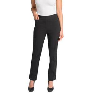 Briggs New York Women's Millennium Welt Pocket Super Stretch Pull-On Career Trousers Dress Pants, Black, 18 UK/Petite Briggs New York Women's Millennium Welt Pocket Super Stretch Pull-On Career Trousers Dress Pants, Black, 18 UK/Petite