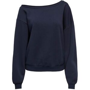 ONLY Women's Onlrhina L/S One Shoulder SWT Noos, Night sky, M ONLY Women's Onlrhina L/S One Shoulder SWT Noos, Night sky, M