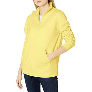 Amazon Essentials Women's Long-Sleeve Fleece Quarter-Zip Jumper (Available in Plus Sizes), Light Yellow, XS Amazon Essentials Women's Long-Sleeve Fleece Quarter-Zip Jumper (Available in Plus Sizes), Light Yellow, XS