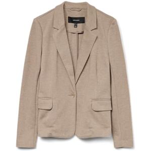 VERO MODA Women's Vmjulia Ls Blazer Dnm Noos, Silver Mink/Detail: Melange, 8 UK VERO MODA Women's Vmjulia Ls Blazer Dnm Noos, Silver Mink/Detail: Melange, 8 UK
