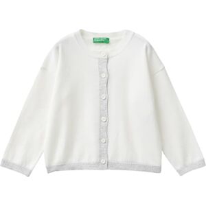 United Maglia COREANA M/L 1198H5004 Cardigan Sweater, Bianco United Maglia COREANA M/L 1198H5004 Cardigan Sweater, Bianco