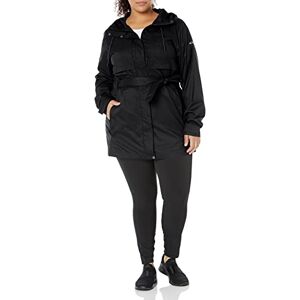 Columbia Women's Pardon My Trench Waterproof Rain Jacket, Black, 1X Columbia Women's Pardon My Trench Waterproof Rain Jacket, Black, 1X