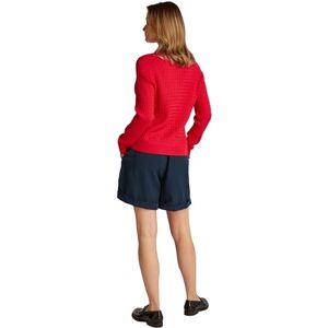 Tommy Hilfiger Women’s Fine Cable Knit Jumper, Red (Primary Red), XL Tommy Hilfiger Women’s Fine Cable Knit Jumper, Red (Primary Red), XL