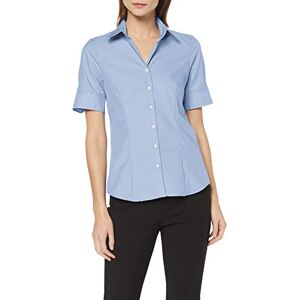 Seidensticker women's blouse city blouse shirt blouse regular fit short sleeve plain 100% cotton Seidensticker women's blouse city blouse shirt blouse regular fit short sleeve plain 100% cotton