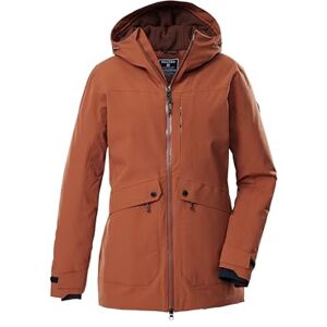 killtec KOW 16 WMN PRK 43310-000 Women's Outdoor Parka with Hood Copper Brown 40 killtec KOW 16 WMN PRK 43310-000 Women's Outdoor Parka with Hood Copper Brown 40