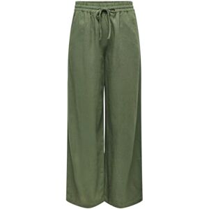 JDY Say Linen HW Wide Pant WVN Noos, Kalamata, L / 32L JDY Say Linen HW Wide Pant WVN Noos, Kalamata, L / 32L