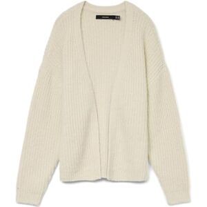 VERO MODA Vmnovah Rib LS V-Neck Open Cardigan Noos, Birch, M VERO MODA Vmnovah Rib LS V-Neck Open Cardigan Noos, Birch, M