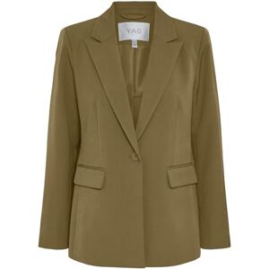 YAS Women's likka Ls S. Noos Blazer, Capers, M YAS Women's likka Ls S. Noos Blazer, Capers, M
