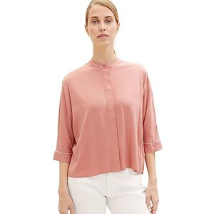 TOM TAILOR Women's Loose Fit Basic Blouse, 32224-fading Rose, 6 TOM TAILOR Women's Loose Fit Basic Blouse, 32224-fading Rose, 6