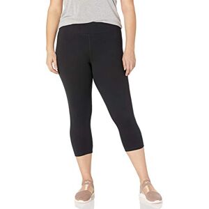 Just My Size Women's Active Stretch Capri Pants, Black, 4X Just My Size Women's Active Stretch Capri Pants, Black, 4X