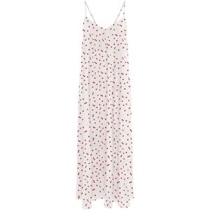 ONLY Onlnova Life Vis Roxy Long Dress AOP, Cloud Dancer, L ONLY Onlnova Life Vis Roxy Long Dress AOP, Cloud Dancer, L