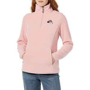 Amazon Essentials Disney Marvel Star Wars Princess Women's Polar Fleece Quarter-Zip Mock Jackets, Minnie Faces, M Amazon Essentials Disney Marvel Star Wars Princess Women's Polar Fleece Quarter-Zip Mock Jackets, Minnie Faces, M