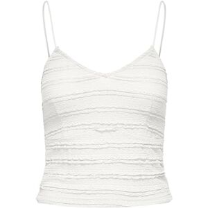 ONLY Onlgayle S/L Cropped Top Box JRS, Cloud Dancer, M ONLY Onlgayle S/L Cropped Top Box JRS, Cloud Dancer, M