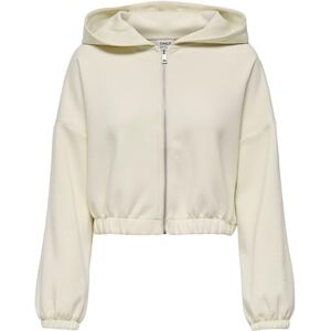 ONLY Onlscarlett LS Elastic Zip Hood SWT Noos, Birch, XL ONLY Onlscarlett LS Elastic Zip Hood SWT Noos, Birch, XL