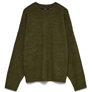 VERO MODA Vmboom LS O-Neck Pullover Ga Noos, Grape Leaf, S VERO MODA Vmboom LS O-Neck Pullover Ga Noos, Grape Leaf, S