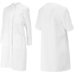 BP 1614-130-21-44n, Women's coat, Long sleeve, stand-up collar 205,00 g/m², Pure cotton white, 18n BP 1614-130-21-44n, Women's coat, Long sleeve, stand-up collar 205,00 g/m², Pure cotton white, 18n