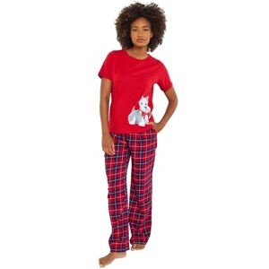 Joe Browns Women's Winter Check Pyjama Set, Regular, Red, UK S Joe Browns Women's Winter Check Pyjama Set, Regular, Red, UK S