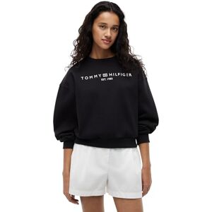 Tommy Hilfiger Women's CORP LOGO MDRN SWTSRT WW0WW47831 Pullover Sweatshirt, BLACK (Black), XL Tommy Hilfiger Women's CORP LOGO MDRN SWTSRT WW0WW47831 Pullover Sweatshirt, BLACK (Black), XL