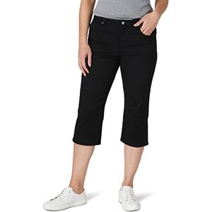 Lee Women's Relaxed Fit Capri Pant Black 12 US Lee Women's Relaxed Fit Capri Pant Black 12 US