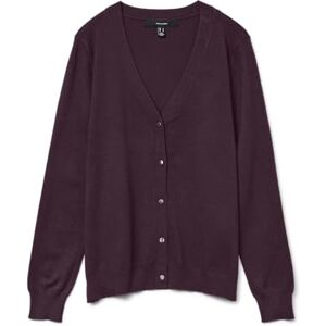 VERO MODA Female Cardigan VMSILJE Cardigan, Winetasting, XS VERO MODA Female Cardigan VMSILJE Cardigan, Winetasting, XS