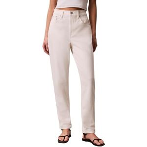 Calvin Klein Women's Mom Jean Chalk White LV047F703G Jeans, White, 29W / 30L Calvin Klein Women's Mom Jean Chalk White LV047F703G Jeans, White, 29W / 30L