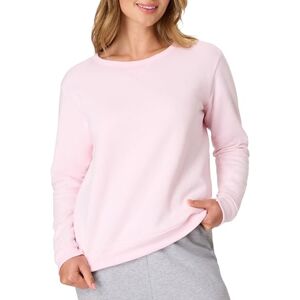 Hanes Women's Crewneck, EcoSmart Fleece Pullover with V-Notch, Sweatshirt, Pink Blade, S Hanes Women's Crewneck, EcoSmart Fleece Pullover with V-Notch, Sweatshirt, Pink Blade, S
