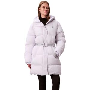 Calvin Klein Women’s Belted Mid Weight Long Down Coat, Purple (Lacey Lilac), XL Calvin Klein Women’s Belted Mid Weight Long Down Coat, Purple (Lacey Lilac), XL