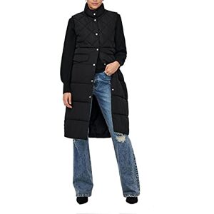 ONLY Women's ONLSTACY Quilted Waistcoat OTW NOOS Vest, Black, S ONLY Women's ONLSTACY Quilted Waistcoat OTW NOOS Vest, Black, S
