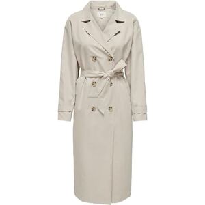 JDY Women's PANTHER Oversize Trenchcoat OTW NOOS Trenchcoat, Chateau Gray, S JDY Women's PANTHER Oversize Trenchcoat OTW NOOS Trenchcoat, Chateau Gray, S