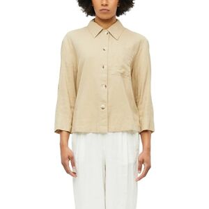 s.Oliver Women's 2180742 Blouse 3/4 Sleeve Linen Mix (Pack of 1), Brown, 8 s.Oliver Women's 2180742 Blouse 3/4 Sleeve Linen Mix (Pack of 1), Brown, 8