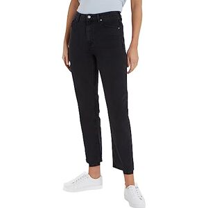 Tommy Hilfiger Women's Jeans Classic Straight High Waist, Black (Zia), 29W / 32L Tommy Hilfiger Women's Jeans Classic Straight High Waist, Black (Zia), 29W / 32L