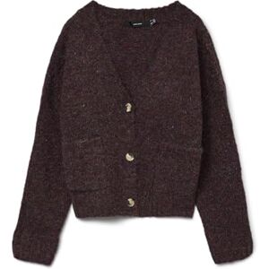 VERO MODA Vmingrid LS V-Neck Cardigan Boo, Winetasting, S VERO MODA Vmingrid LS V-Neck Cardigan Boo, Winetasting, S