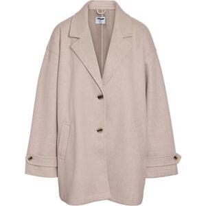 NOISY MAY Women's Nmalicia LS Oversize Blazer Noos Short Coat, Silver Lining, M NOISY MAY Women's Nmalicia LS Oversize Blazer Noos Short Coat, Silver Lining, M
