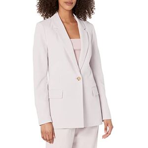 The Drop Women's Blake Long Blazer, Lilac Marble, S The Drop Women's Blake Long Blazer, Lilac Marble, S